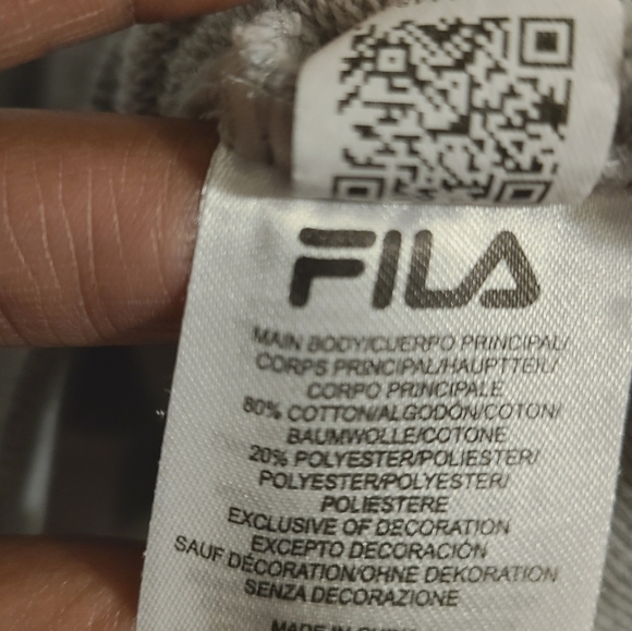 Fila | Women's Gray Vintage Crewneck Sweatshirt (Size XL) - Picture 4 of 10